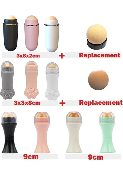 Siyah Stil 1 Adet Yüz Yağ Emici Rulo Cilt Bakımı Aracı Volkanik Taş Yağ Emici Yıkanabilir Yüz Yağı Çıkarma Bakım Cilt Makyaj Araçları (Yurt Dışından) indirimleri