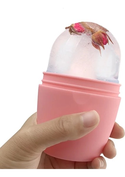 Pembe1 Tarzı Silikon Buz Rulosu Küp Tepsileri Buz Masajı Yüz Masajı Rulosu Cilt Bakımı Kaldırma Şekillendirme Araçları (Yurt Dışından) modelleri