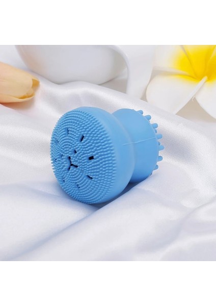 Mavi Stil Silikon Küçük Ahtapot Yüz Temizleme Fırçası Güzellik Yıkama Fırçası Derin Gözenekler Exfoliator Temizleme Aleti Yüz Cilt Bakımı Aracı (Yurt Dışından)