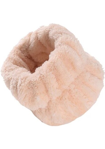 Bej Tarzı Yüz Cilt Temizleme Bakım Aracı Yumuşak Mikrofiber Bilek Yıkama Havlusu Kadın Kız Yıkama Yüz Spa Emici Bileklikler Ter Bandı (Yurt Dışından)