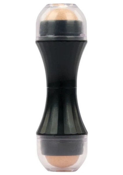 A-Siyah Tarzı 4 Renk Çift Boncuk Volkanik Yağ Emici Rulo Güçlü Yağ Temizleme Masajı Gözenekleri Temizlemek Yağlı Yüz Cilt Bakımı Aracı Kaldırmak (Yurt Dışından)