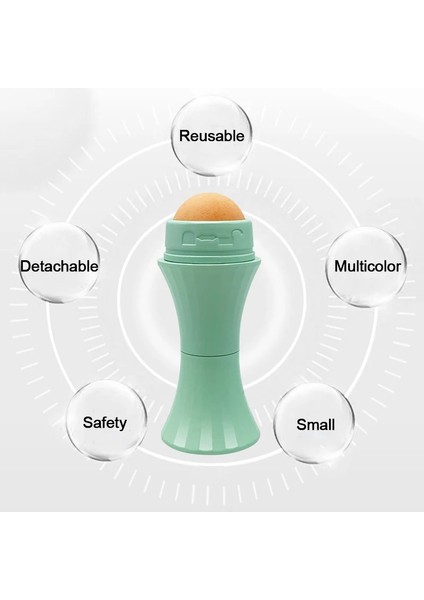 A-Siyah Tarzı 4 Renk Çift Boncuk Volkanik Yağ Emici Rulo Güçlü Yağ Temizleme Masajı Gözenekleri Temizlemek Yağlı Yüz Cilt Bakımı Aracı Kaldırmak (Yurt Dışından) indirimleri