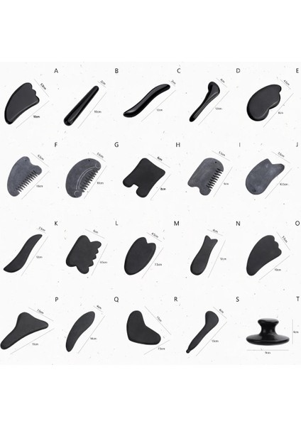 H Tarzı Siyah Obsidyen Gua Sha Kazıma Yüz Masaj Aracı Doğal Yeşim Taş Kurulu Spa Akupunktur Tedavisi Tetik Noktası Vücut Için (Yurt Dışından) fiyatları