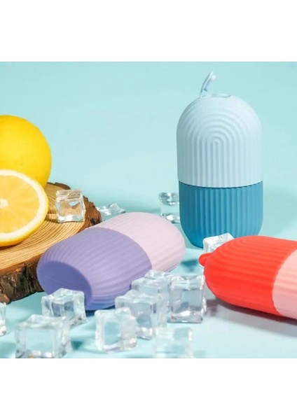 B06 Tarzı Licone Buz Kalıp Yüz Masaj Rulo Tepsileri Aracı Yeniden Kullanılabilir Güzellik Kaldırma Buz Topu Akne Azaltmak Cilt Bakımı Aracı (Yurt Dışından)