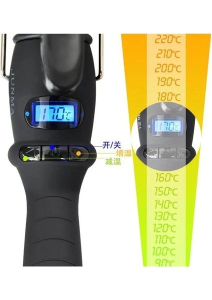 Altın Tarzı Profesyonel Seramik Saç Bigudi LED Dijital Sıcaklık Göstergesi Bukle Makinesi Rulo Bukleler Değnek Waver Saç Şekillendirici Aracı 20 #122 (Yurt Dışından) modelleri