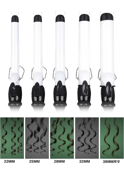 Altın Tarzı Profesyonel Seramik Saç Bigudi LED Dijital Sıcaklık Göstergesi Bukle Makinesi Rulo Bukleler Değnek Waver Saç Şekillendirici Aracı 20 #122 (Yurt Dışından) indirimleri