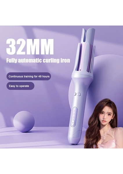Mor Tarzı Otomatik Dönen Seramik Saç Bigudi Otomatik Bukle Makinesi Şekillendirici Aracı Saç Demir Saç Kıvırma Çubuğu Hava ve Kıvırmak Bigudi Saç Waver (Yurt Dışından) fırsatları