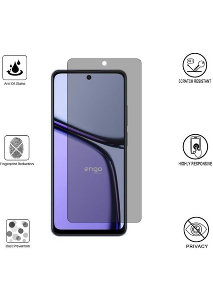 Realme C65 Ile Uyumlu Hayalet Ekran Koruyucu Şeffaf