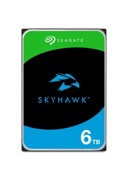 6tb Seagate Skyhawk 256MB 7/24 Rv ST6000VX009