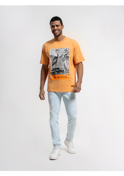 Loose Fit Erkek Tshirt K.Kol