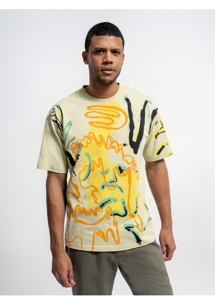 Loose Fit Erkek Tshirt K.Kol