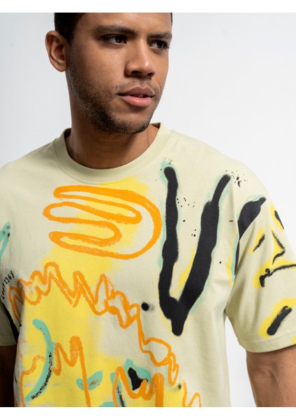 Loose Fit Erkek Tshirt K.Kol
