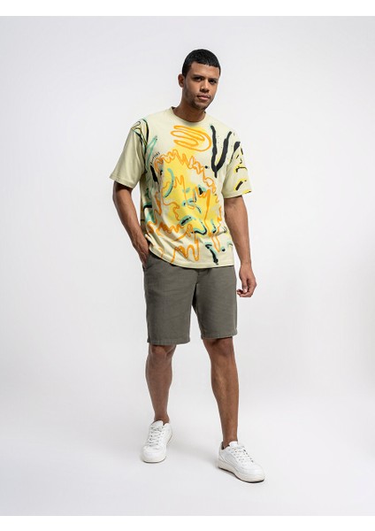 Loose Fit Erkek Tshirt K.Kol