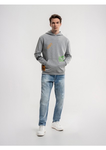 Loose Fit Erkek Sweatshirt