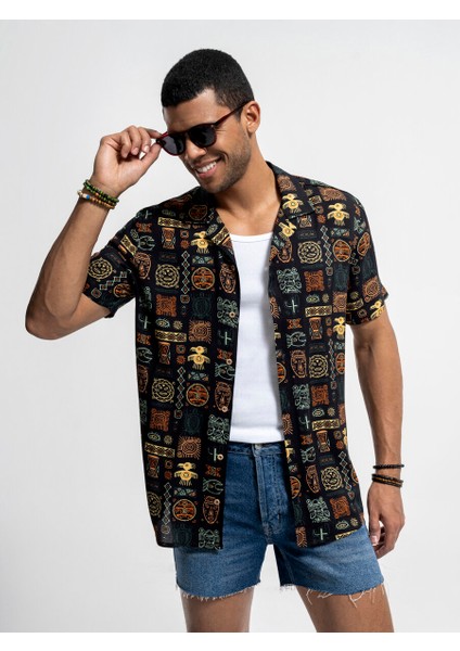 Relax Fit Erkek Gömlek K.Kol