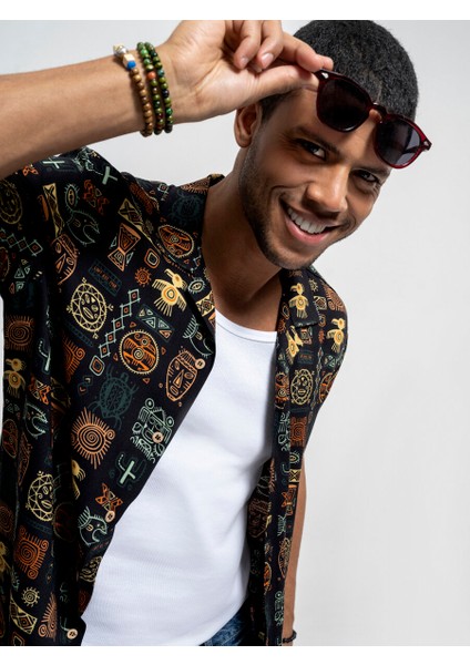 Relax Fit Erkek Gömlek K.Kol fırsatları