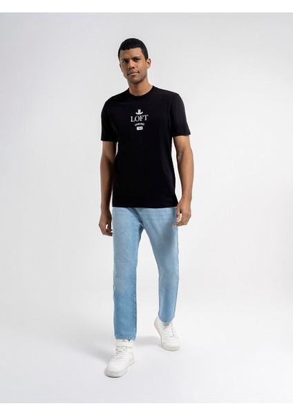 Slouchy Elastic Waist Fit Erkek Pantolon