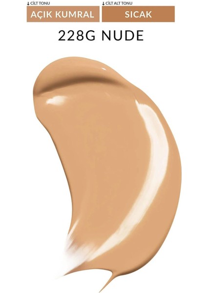 Make Up + Care Serum Fondöten SPF30 228G Nude