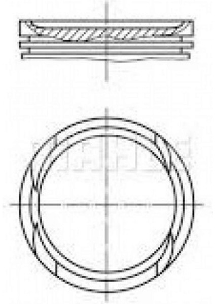 Motor Piston Segman Std Palio-Albea-Punto 1.2 16V 70.80 18051