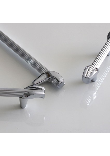 Duru 192 mm Metal Kulp Mobilya Mutfak Dolabı Kulpları Dolap Çekmece Kapak Kulbu Kulpu Krom Renk