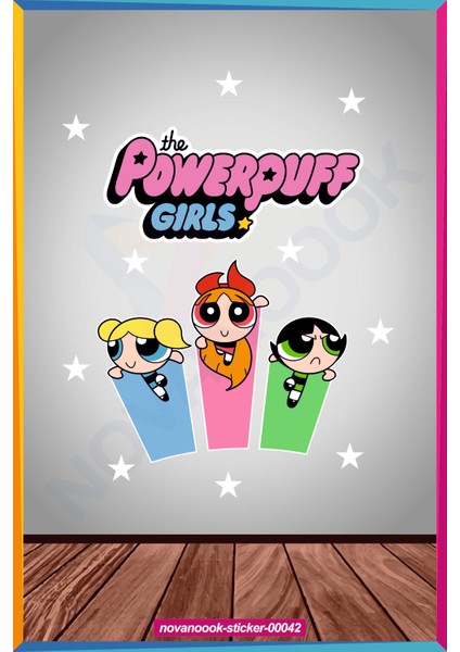 Powerpuff Girls Sticker Etiket Seti (STICKER-00042)