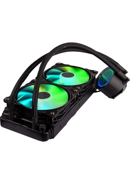 Nitro Cold 200 Intel ve Amd Destekli Rgb Fanlı Infinite Panel Cpu Işlemci 240MM Sıvı Soğutma Sistemi