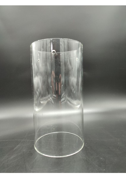 Silindir Avize Camı.yanlarından 3.adet VİDALI.(ÇAP:12.00cm-H:25.00cm)ŞEFFAF RENKTE