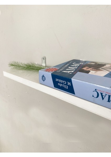 The N Wood metal Ayaklı Kitaplık Duvar Rafı