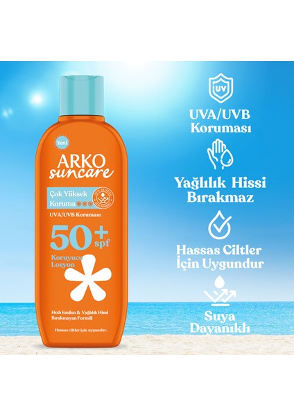 Suncare SPF50+ Çok Yüksek Korumalı Vücut Güneş Losyonu 200 ml