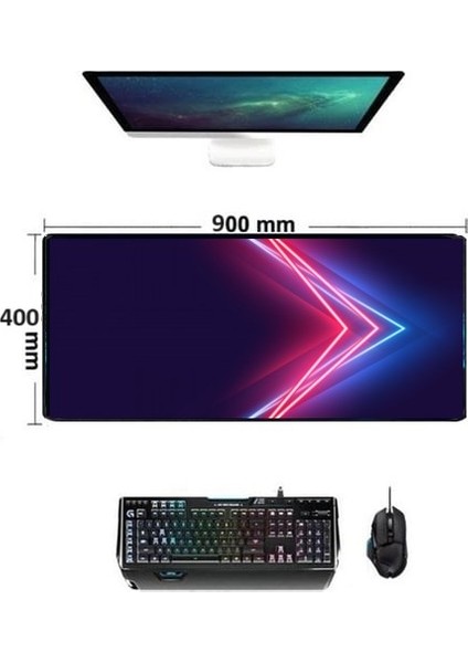 MP-902  Desenli  Gaming Mouse Pad 400 x 900 x 4 mm