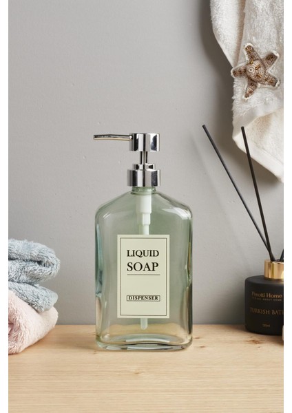 15739 Liquid Cam Sıvı Sabunluk Yeşil