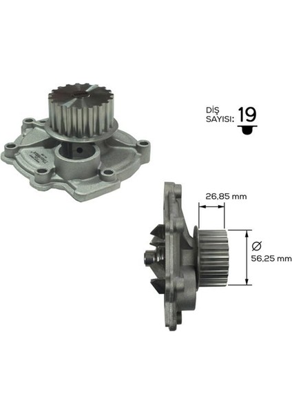 Devirdaim Lgn 140 Kasa 2.0 16V B56M N7Q-S40 95-04 S60 01 S80 98-06 V40-V50-C30-C70-XC70 PA1019 T 18051