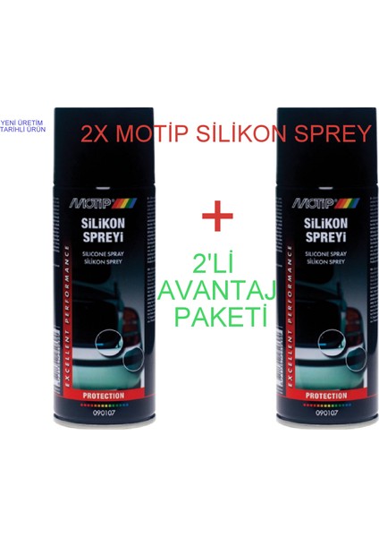 Silikon Sprey 400 Ml. 2'li Avantajlı Paket
