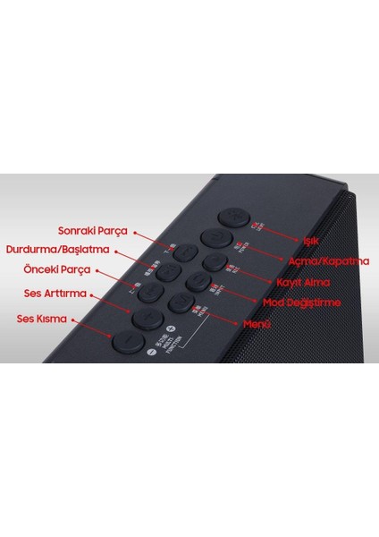 SL-2013 Iki El Mikrofonlu Taşınabilir Bluetooth Hoparlör