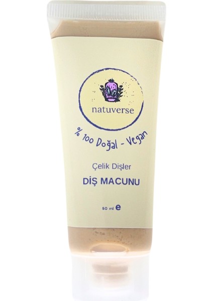 % 100 Doğal & Vegan & Florürsüz Diş Macunu 50 ml