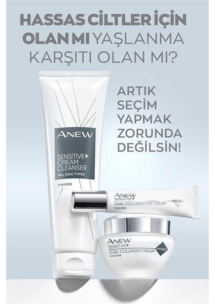 Anew Sensitive+ Krem Temizleyici 150 ml