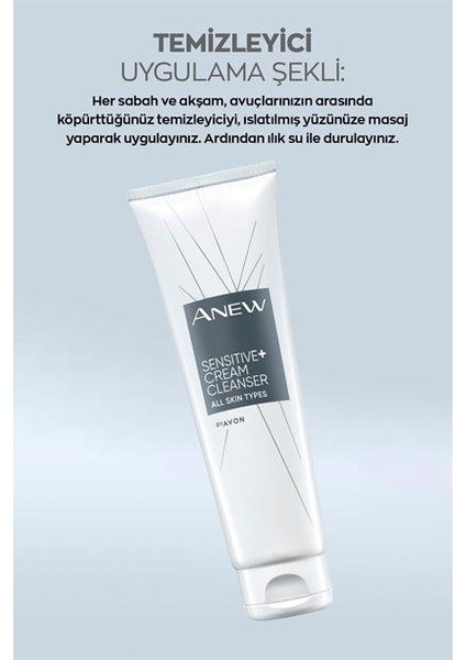 Anew Sensitive+ Krem Temizleyici 150 ml