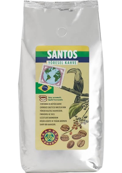 Kosta Rika ve Santos Yöresel Çekirdek Kahve 1 kg x 2 Adet modelleri
