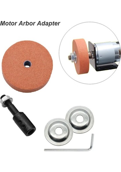 8mm Motor Mili Için Bileme Taşı ve Kaplin Motoru Bileme Makinesine Dönüştürme Seti Bıçak Satır