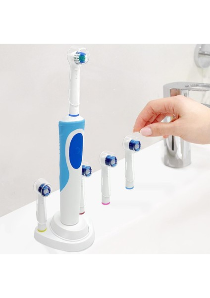 Oral-B Uyumlu Şarjlı Diş Fırçası ve Elektrikli Diş Fırçası Başlıkları İçin Koruma Kapağı 3 Adet