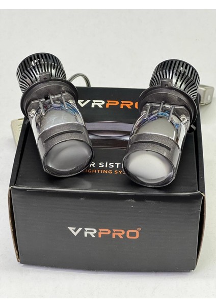 H4 Grand Lens Mercek Yüksek Işık Şimşek Etkili 12V Uyumlu 15000 Lümen 40W modelleri