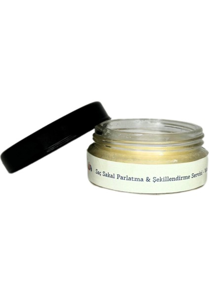 %100 Doğal Vegan Saç & Sakal Şekillendirici ve Besleyici Wax
