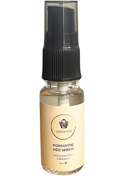 % 100 Doğal & Vegan Ağız Spreyi 10 ml