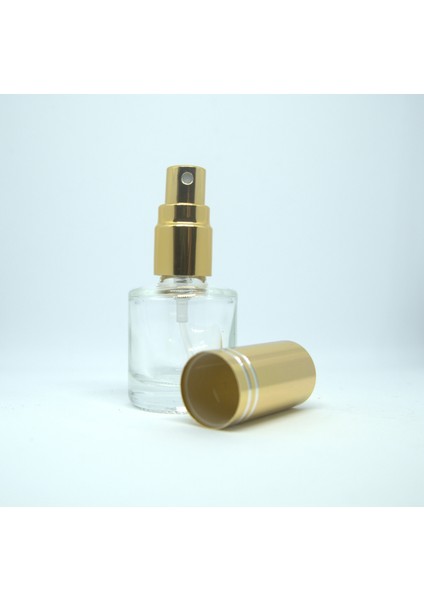 Boş Parfüm Şişesi 12 ml (3 Adet) (TEKRAR DOLDURULABİLİR) Metal Valf ve Kapak Boş Şişe