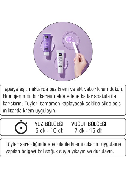 Body Natur Yüz & Vücut Için Tüy Aydınlatıcı Beyazlatıcı Krem Kırmızı Meyve Kokulu - Hair Lightening Cream 2X50ML