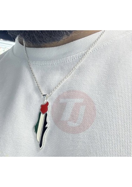 Filistin Haritası Kolye