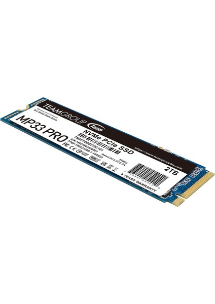 MP33 Pro 2tb 2400/2100MB/S Nvme Pcıe GEN3X4 M.2 SSD Disk (TM8FPD002T0C101)