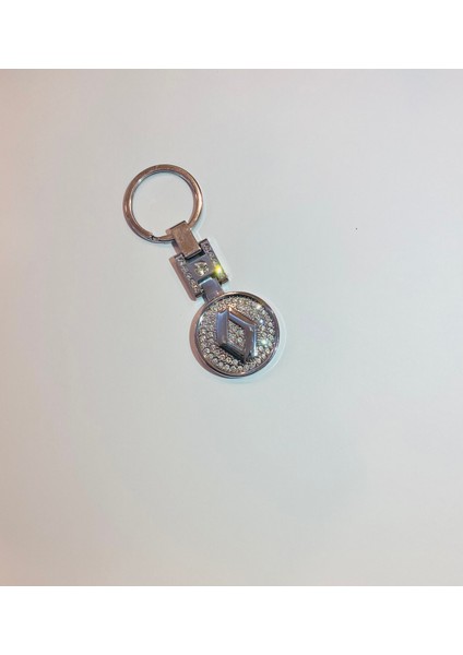 Lüx Taşlı Metal Anahtarlık Megane Clio Talisman Fluence Twingo Renault ile Uyumlu modelleri