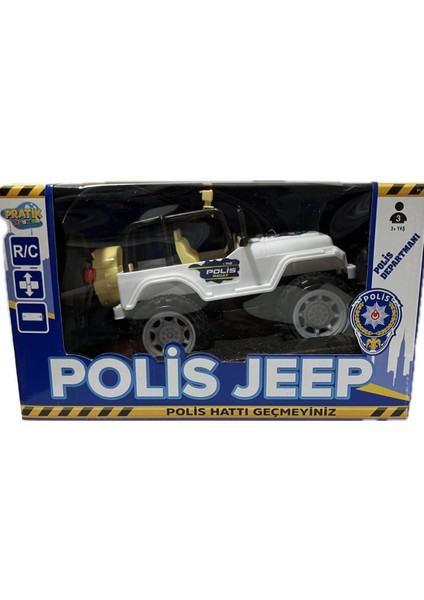 Uzaktan Kumandalı Polis Jeep