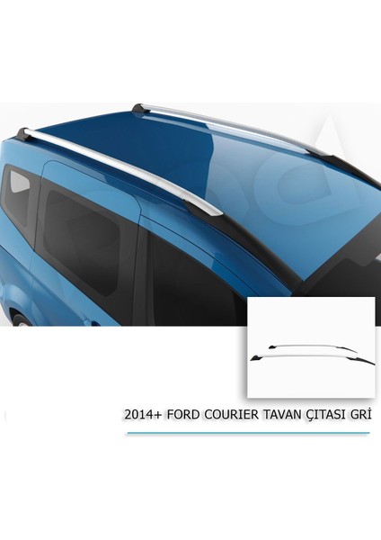 Ford Courier Tavan Çıtası Port Bagaj Alüminyum 2014+ Uyumlu